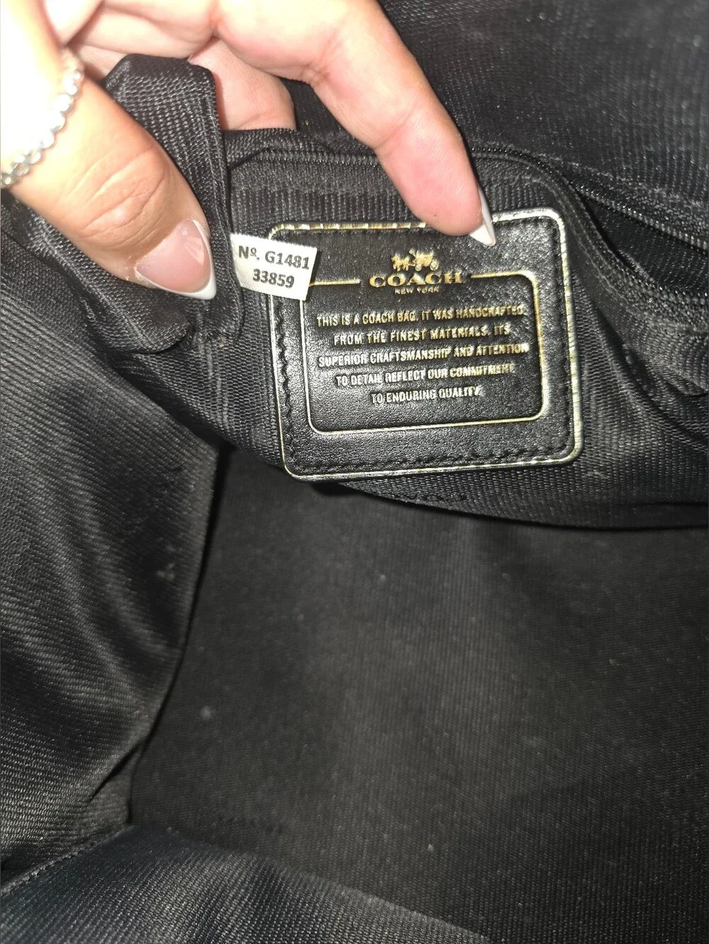 Coach Crosby Triple Compartment Carryall